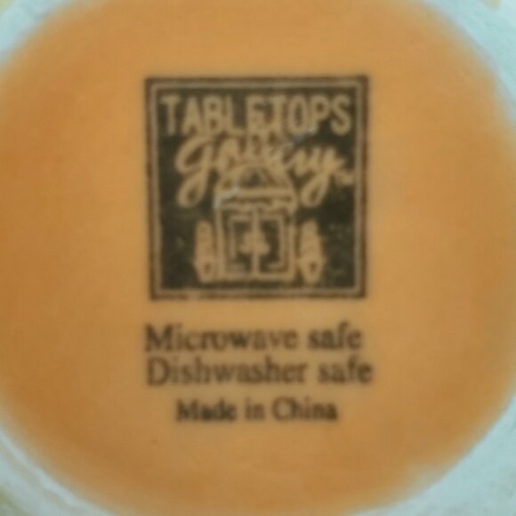 Tabletops Unlimited Playa Orange Creamer & Sugar Set Sugar Bowl and Creamer - Picture 4 of 8